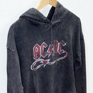 Vintage Canvas AC/DC Hoodie Dress
